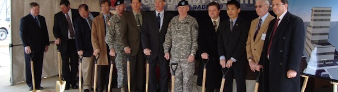 image of leadership at ground breaking ceremony