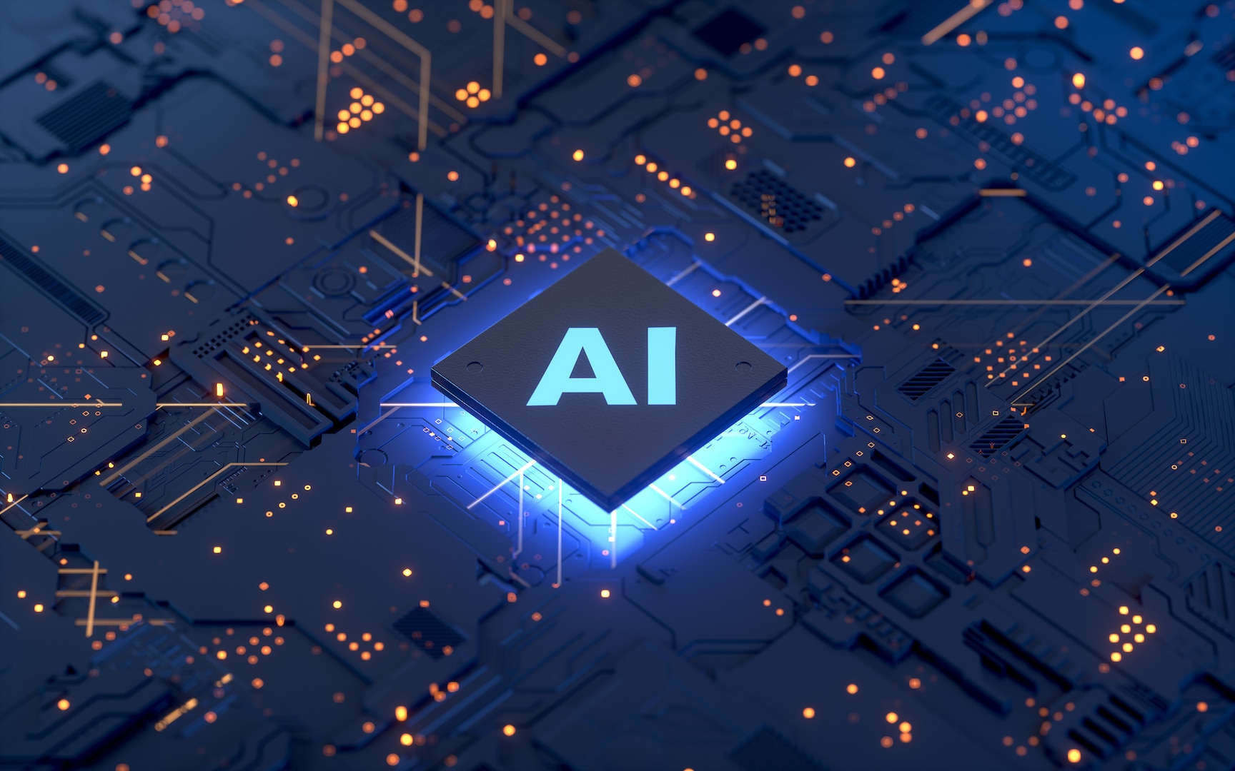 AI, Artificial Intelligence concept.
