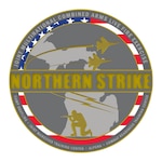 Northern Strike 21-2, one of the Department of Defense's largest reserve component readiness exercises, is scheduled at the National All-Domain Warfighting Center in Northern Michigan July 31 to Aug. 14. The logo for Northern Strike 2018 is shown.