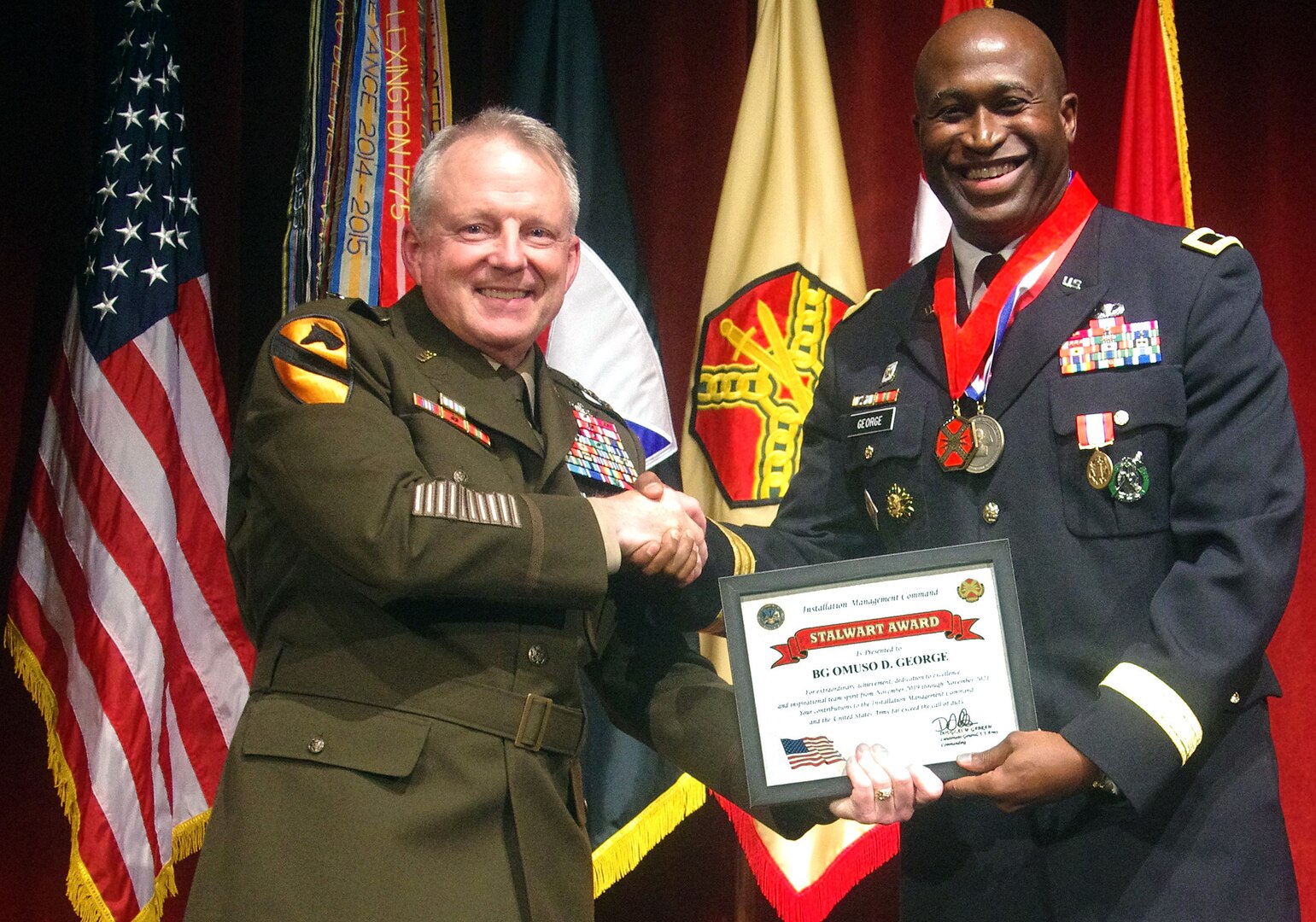 Brig. Gen. Omuso George retirement