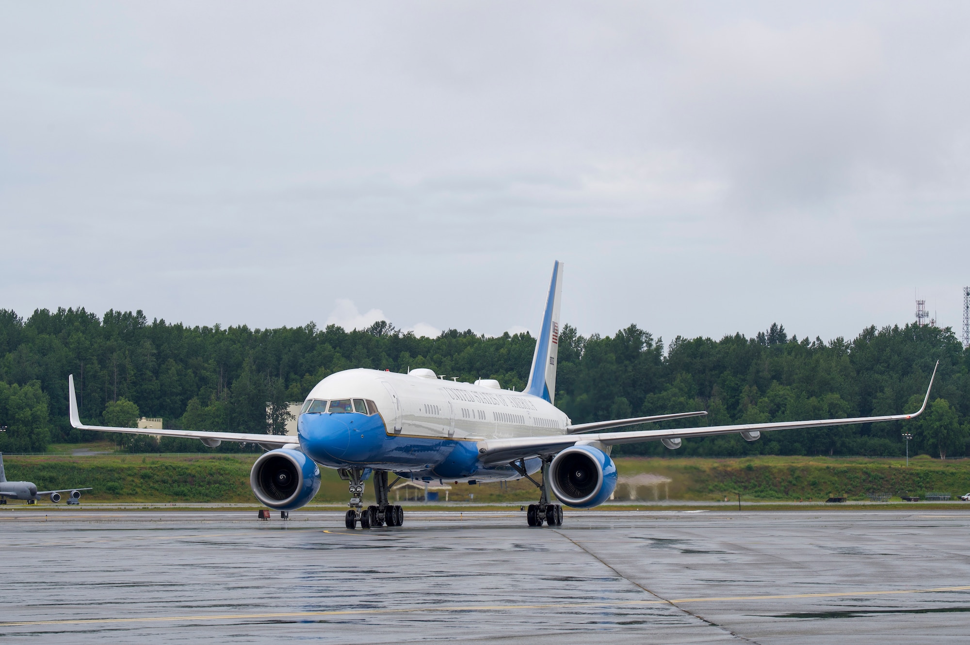 First Lady Dr. Jill Biden visits Joint Base Elmendorf-Richardson, Alaska, July 21, 2021, during a refueling stop. Dr. Biden was traveling to the 2020 Tokyo Summer Olympics.