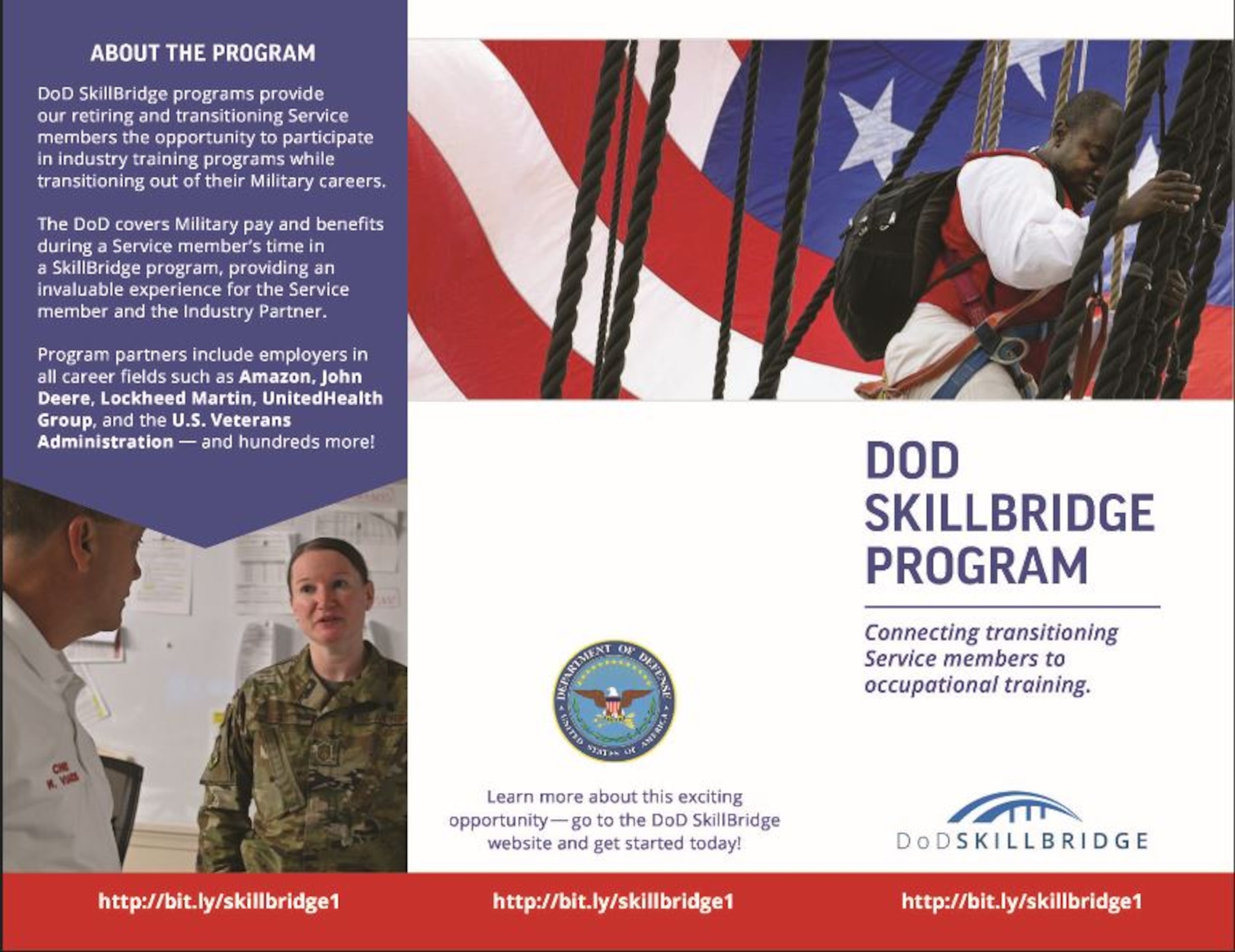 Airmen preparing to separate from active duty service can take steps toward their next career using the Department of Defense SkillBridge Program.