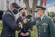 Brig. Gen. William L. Thigpen, left, U.S. Army South commanding general, meets Gral. Eduardo Enrique Zapateiro Altamiranda, right, Colombian National Army commanding general, July 21 in Bogotá for the first time as Thigpen recently took command of U.S. Army South late June. The purpose of the visit was to strengthen relations between the countries, exchange knowledge and enhance security cooperation. The Colombian Army is a top strategic partner in Latin America, and the U.S. and Colombian armies have worked together for many years. U.S. Army South seeks to advance the partnership with the Colombian Army beyond the high level of cooperation already established.