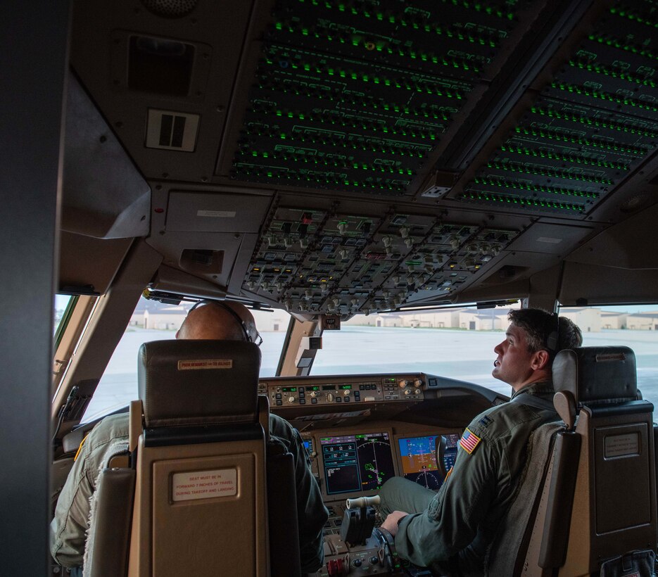Pilots conduct preflight checks