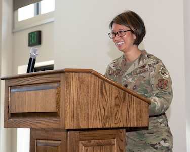 The 192nd Maintenance Squadron holds an assumption of command ceremony July 11, 2021, at Joint Base Langley-Eustis, Virginia. Lt. Col. Elim H. Sniady assumed command of the squadron after serving as Air National Guard Combat Forces advisor.