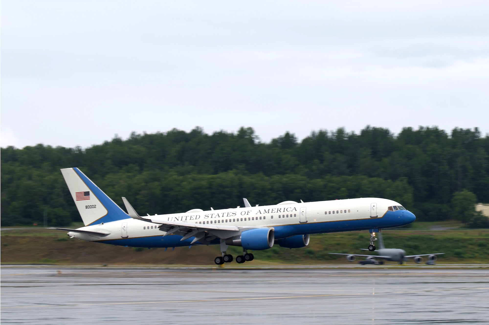 First Lady Dr. Jill Biden visits Joint Base Elmendorf-Richardson, Alaska, July 21, 2021, during a refueling stop. Dr. Biden was traveling to the 2020 Tokyo Summer Olympics.