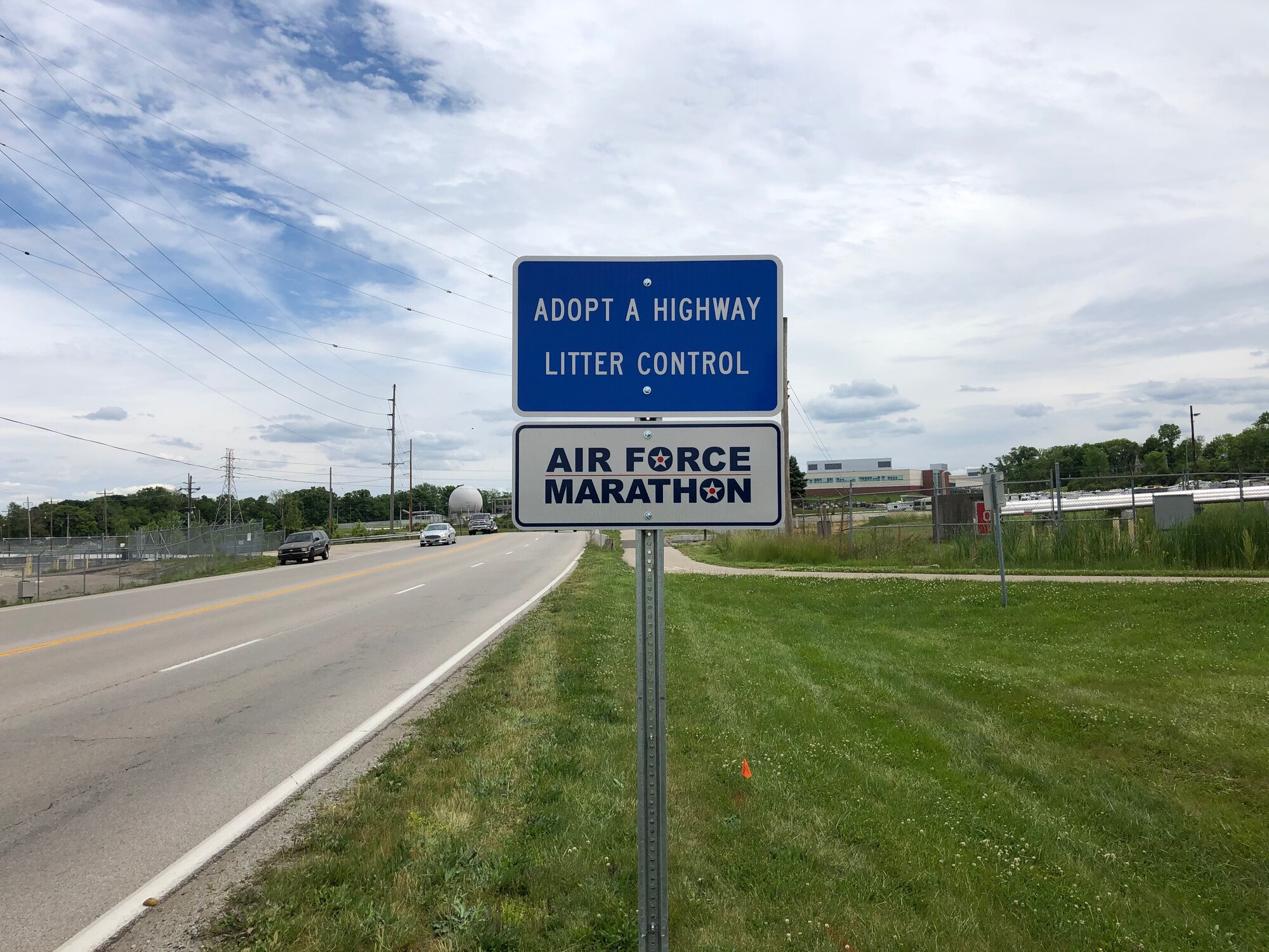 Committed to cleaning a stretch of road three times a year, the Air Force Marathon Office has adopted part of Kauffman Avenue from State Route 444 down to Wright State University.  Cleanups are planned for mid-spring, late summer and fall. CONTRIUTED PHOTO
