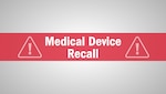 Medical device recall banner