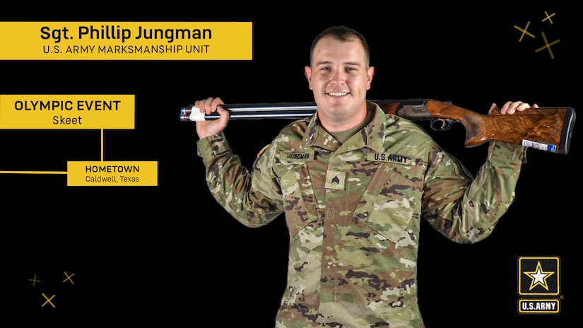 man in army uniform standing holding a rifle.