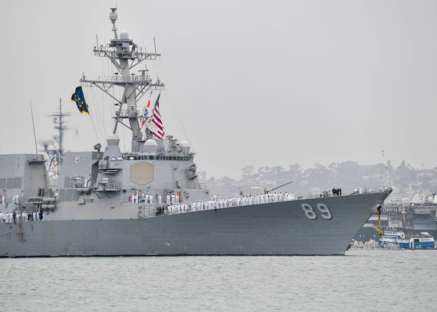 USS Mustin Returns to San Diego after 15 Years of Service in Japan