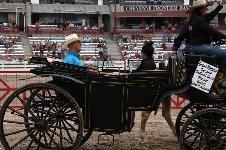 grand marshall in carriage
