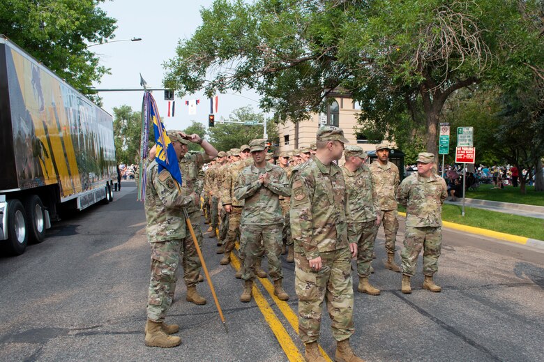 troops getting in formation