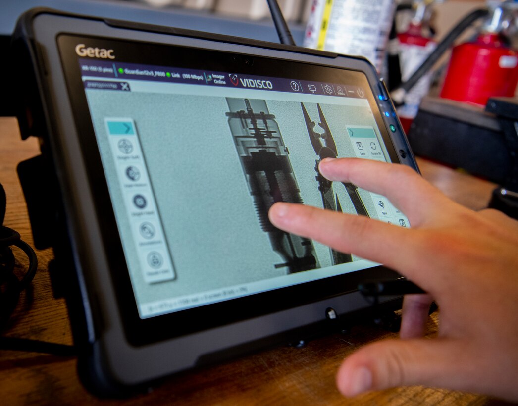 EOD Airmen receive new x-ray equipment