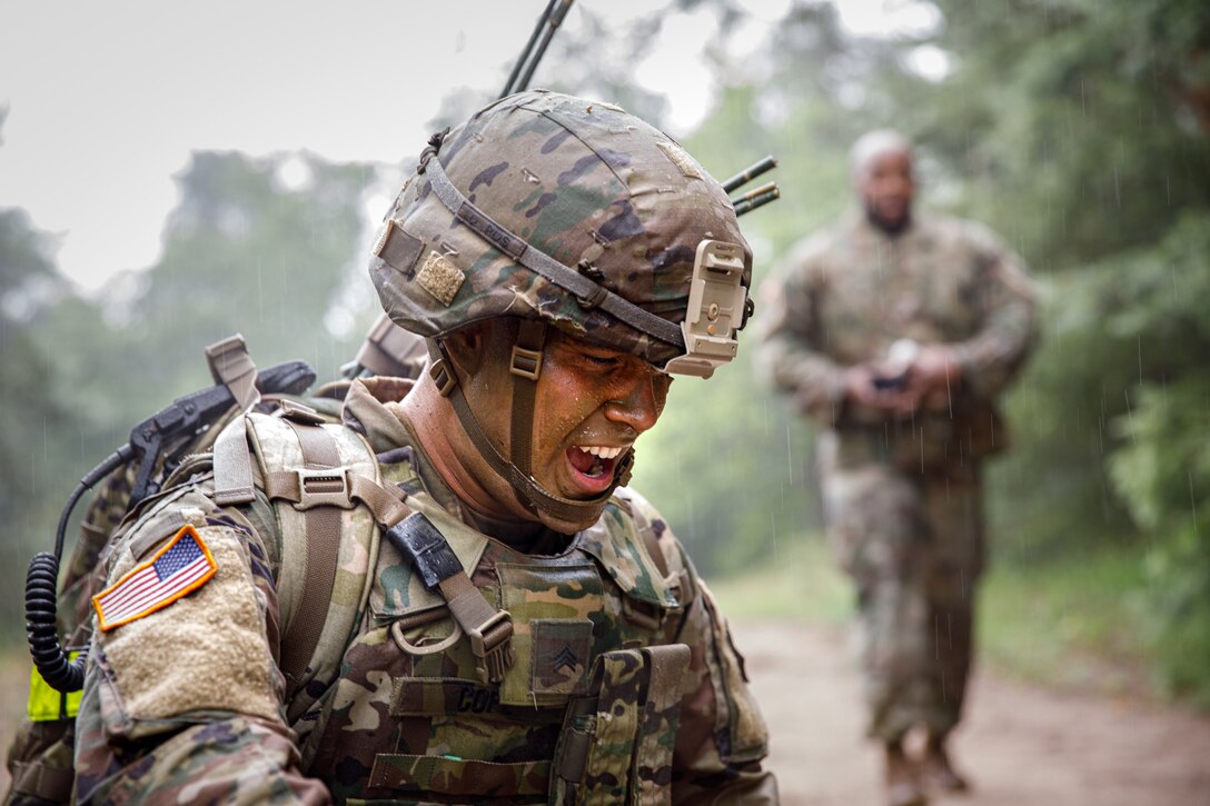 MI Soldiers compete in 2021 Best Warrior Competition