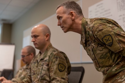 New York National Guard Soldiers assigned to the Cyber Protection Team 173 participate in Cyber Shield 2021 at the New Jersey Army National Guard Regional Training Institute in Sea Girt July 10-24, 2021.