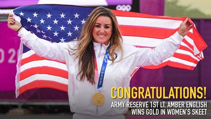 Olympic Gold Medalist 1st Lt. Amber English