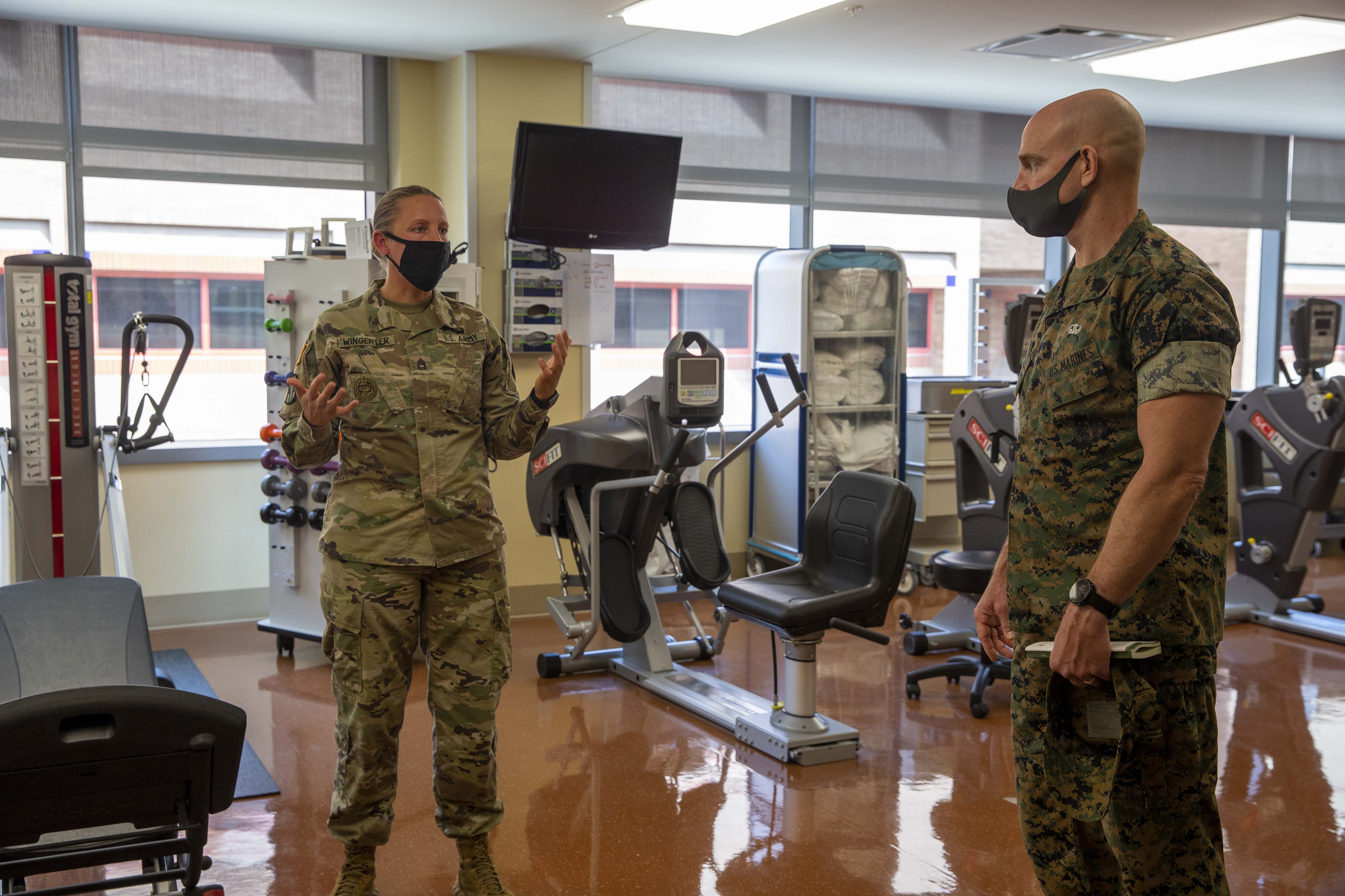 SMMC visits Wounded Warrior Detachment San Antonio