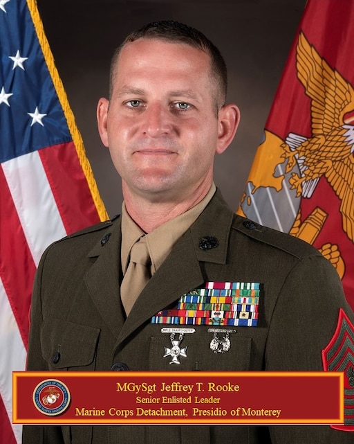 Master Gunnery Sergeant Jeffrey T. Rooke > Training Command > Biography