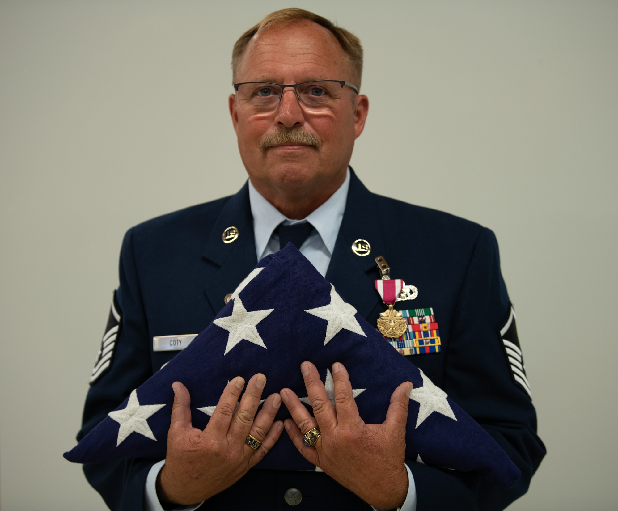 Master Sgt. Coty retires