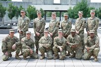 Soldiers from seven different states participated in the 80-hour course held 11-24 July at Fort Indiantown Gap, Pa. Twelve soldiers graduated from the advanced Military Funeral Honors Course on 23 July at the Pennsylvania Veterans’ Memorial at Indiantown Gap National Cemetery in Annville, Pa.