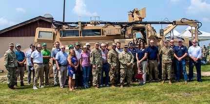 LaSalle County, Illinois, leaders joined leaders of the Illinois National Guard for the official dedication of the Automated Record Fire Range at the Marseilles Training Center in Marseilles, Illinois, July 23. The $4.6 million federally-funded project updated the target systems and expanded the ARF by 10 firing positions.