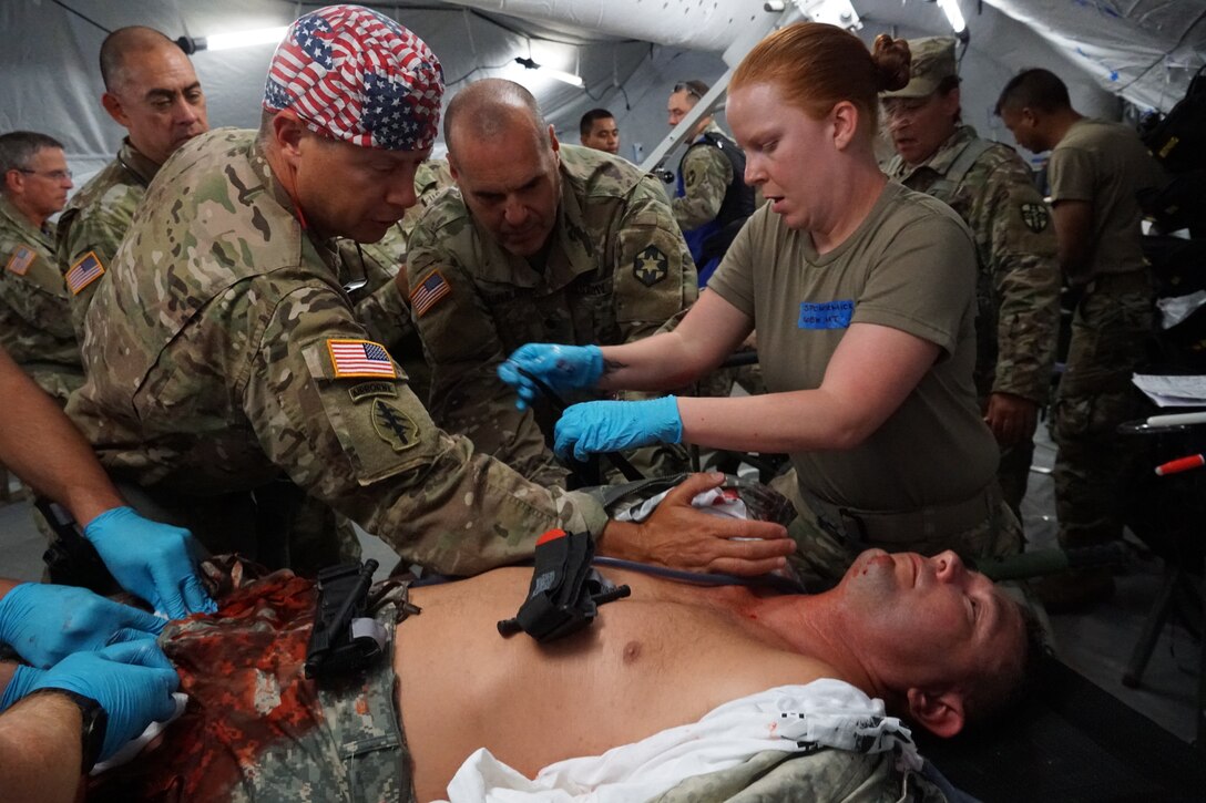 Medical Soldiers skills tested at Regional Medic