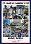 A poster shows a semi-transparent POW/MIA graphic superimposed on a collage of images relevant to National POW/MIA Recognition Day.