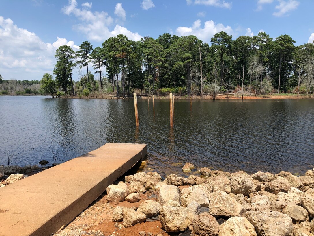 Flood damage at Hanks Creek Park on Sam Rayburn Reservoir