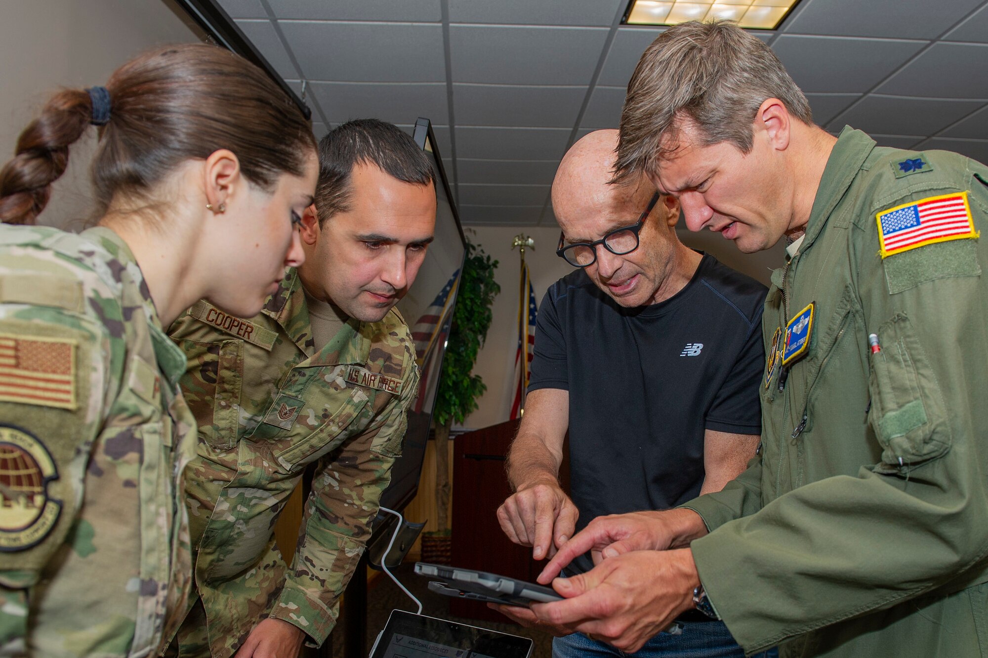 JBMDL Airmen brief general aviation pilots on mid-air collision avoidance