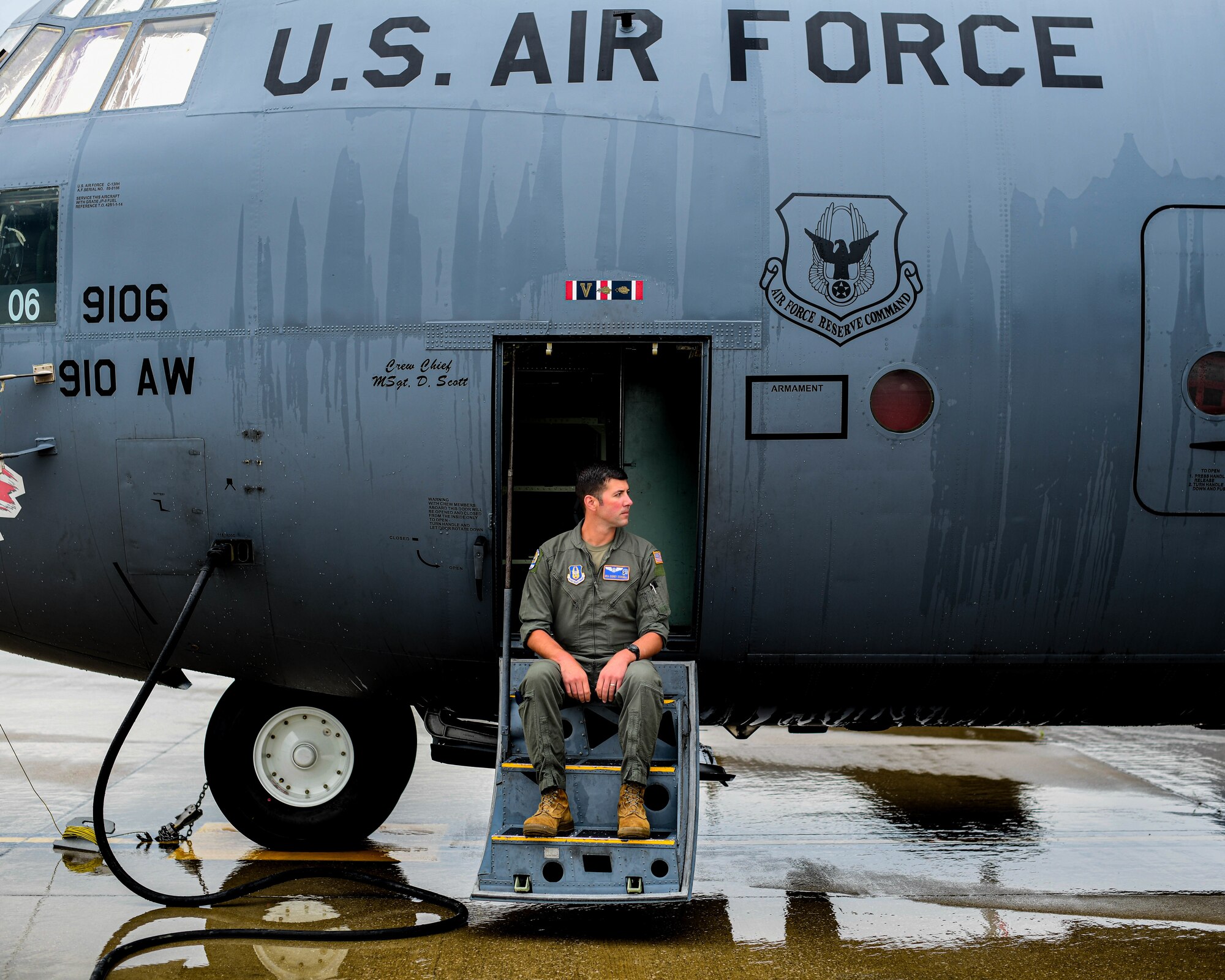 Senior Airman Corey Cornell is a flight engineer with the 757th Airlift Squadron and this month's 910th Airman highlight.