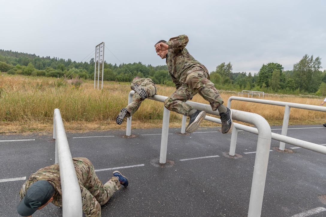 Interallied Confederation of Reserve Officers military competition training event in Finland