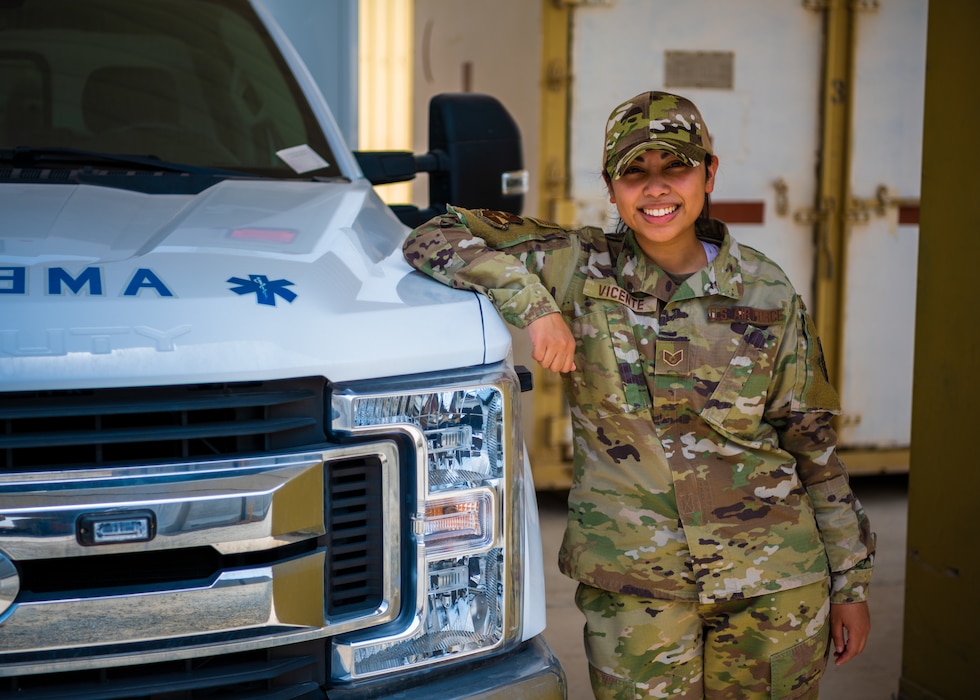 U.S. Air Force Staff Sgt. Janelle Vicente, 380th Expeditionary Medical Group mental health technician, is spotlighted for her superb resilience.