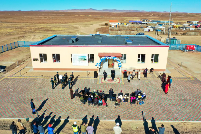 The. U.S. Embassy in Mongolia conducts a turnover ceremony for the Bichigt Sukhbaatar kindergarten on Oct. 28, 2020.