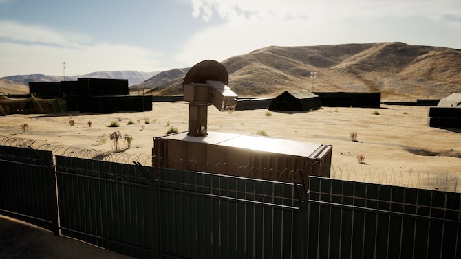 An artist’s rendering of the Air Force Research Laboratory’s THOR, a drone killer, capable of downing many adversarial drones in fractions of a second. A follow-on system named Mjolnir, the hammer belonging to the mythical Norse god Thor will soon be under development at AFRL.