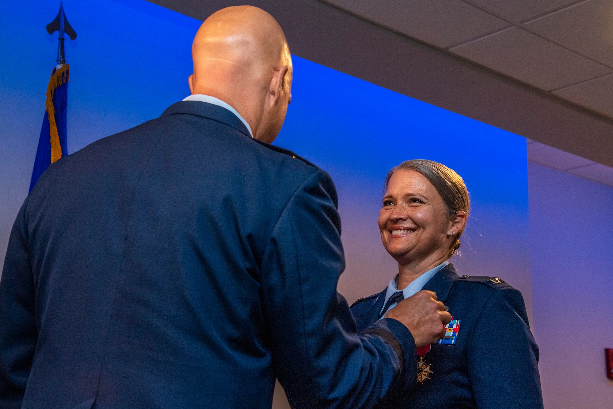 Air Force colonel receives legion of merit medal