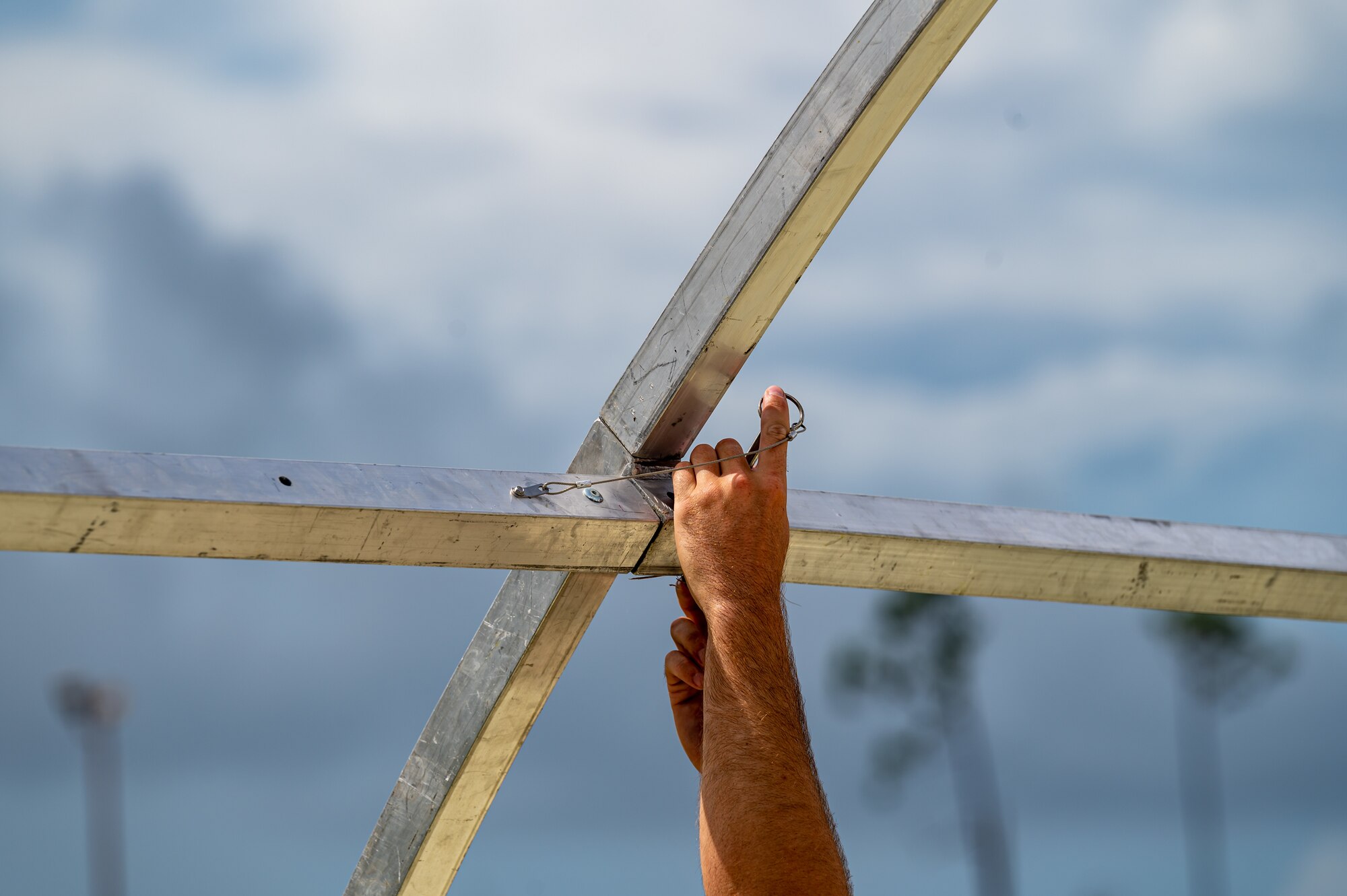 Photo of Airman's hands