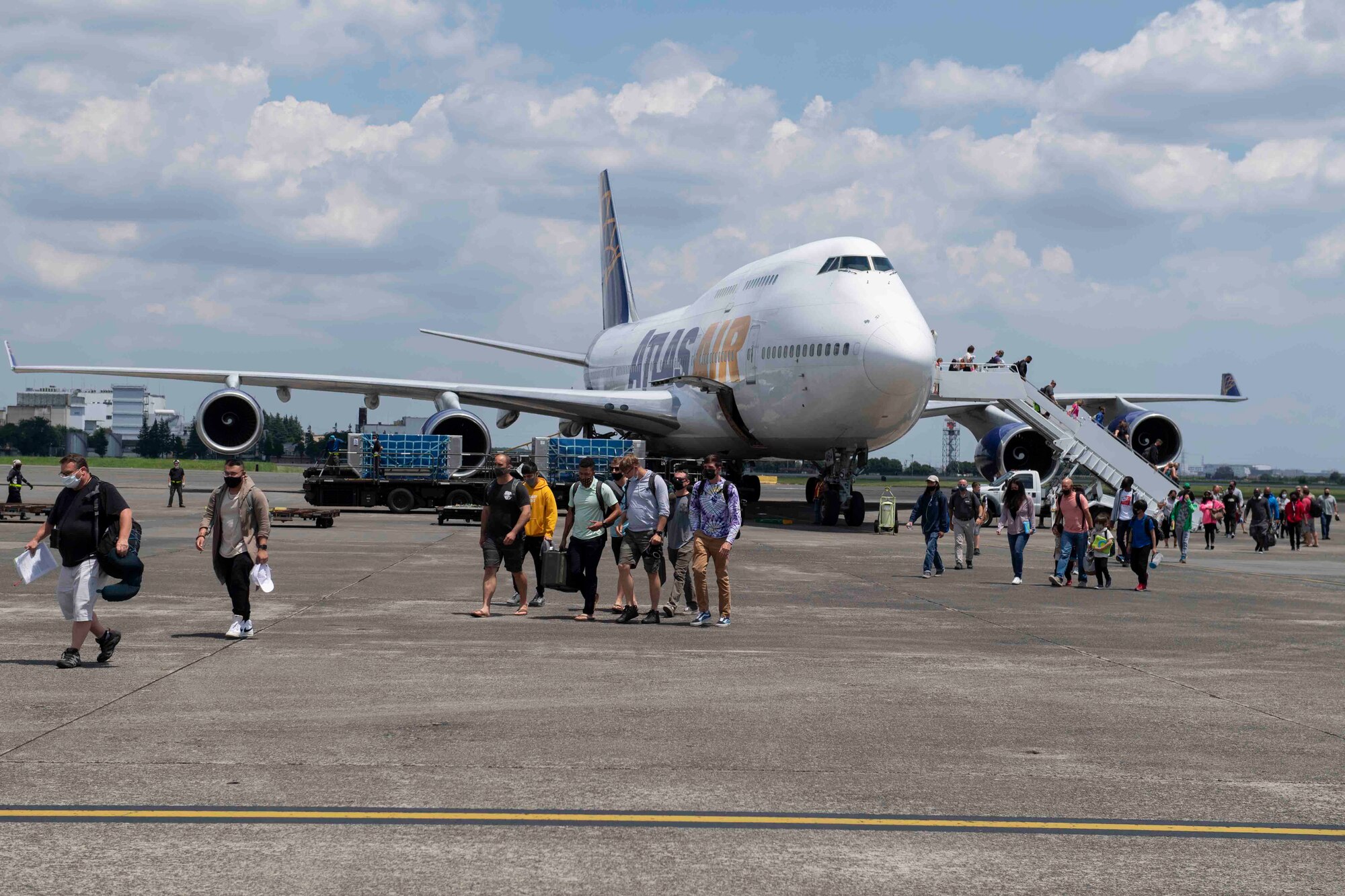 The 730th Air Mobility Squadron, located at Yokota Air Base, welcomed eight evacuated aircraft from Kadena Air Base in July ahead of Typhoon In-fa. The aerial port also maintained normal operations, including Patriot Express missions.
