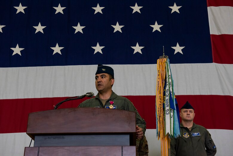 51st Operations Group held a change of command ceremony at Osan Air Base, Republic of Korea, May 28, 2021. Col. David Raymond transferred command of the 51st OG to Col. Matthew Gaetke.