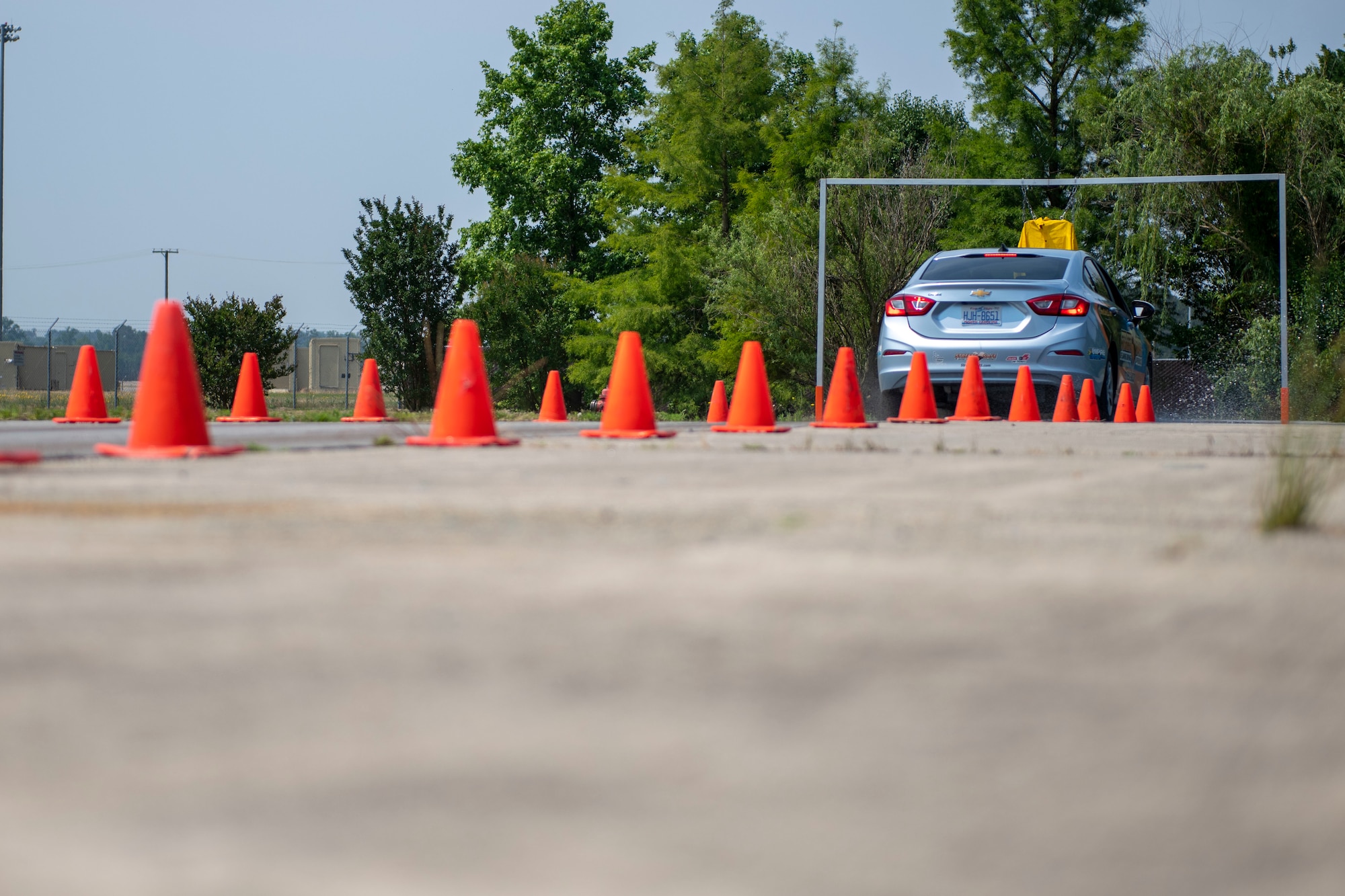 An Airman from Team Seymour participates in a tailgate exercise at Seymour Johnson Air Force Base, North Carolina, May 26, 2021.