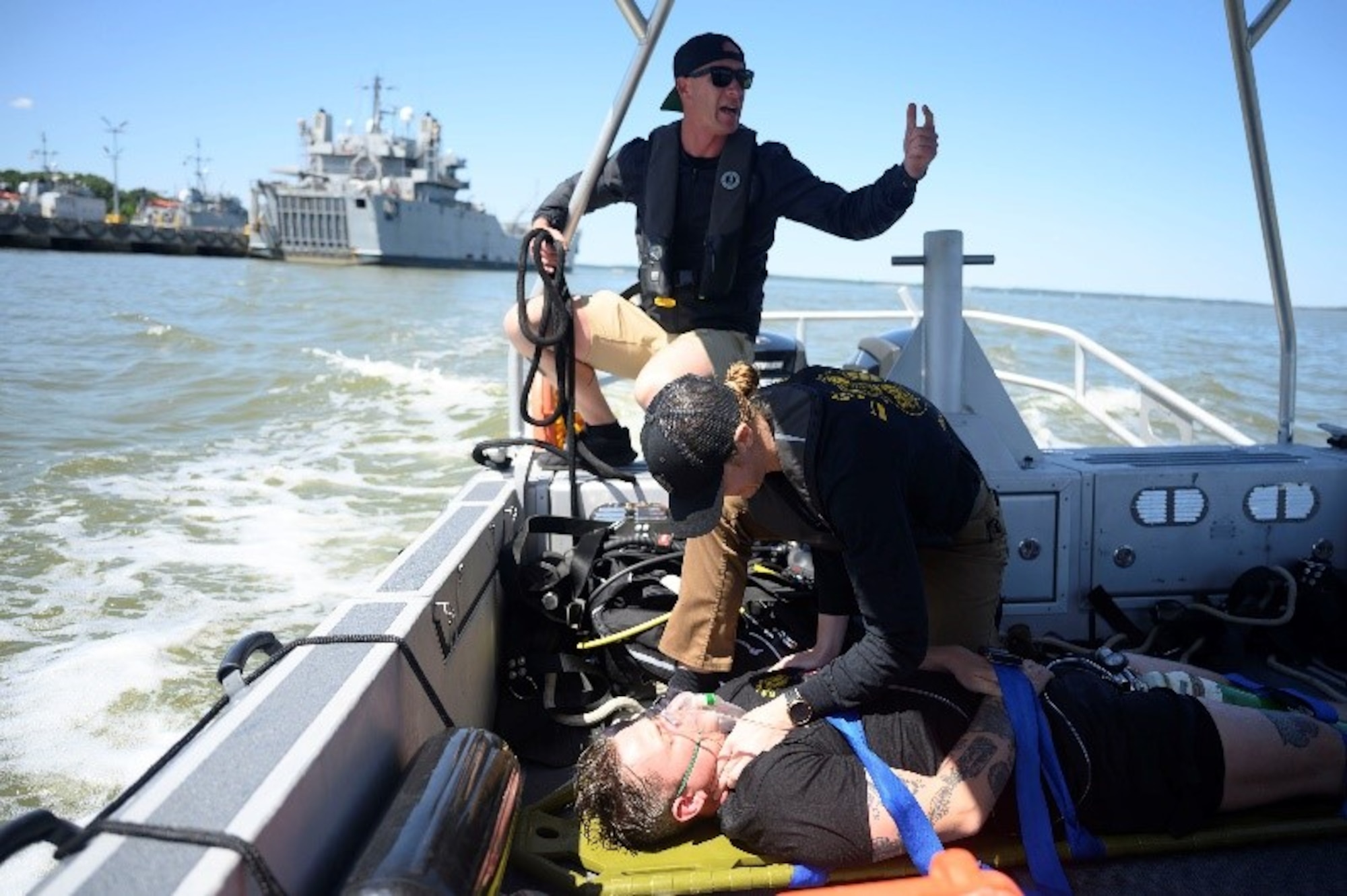 Eustis divers and emergency services conduct joint exercise