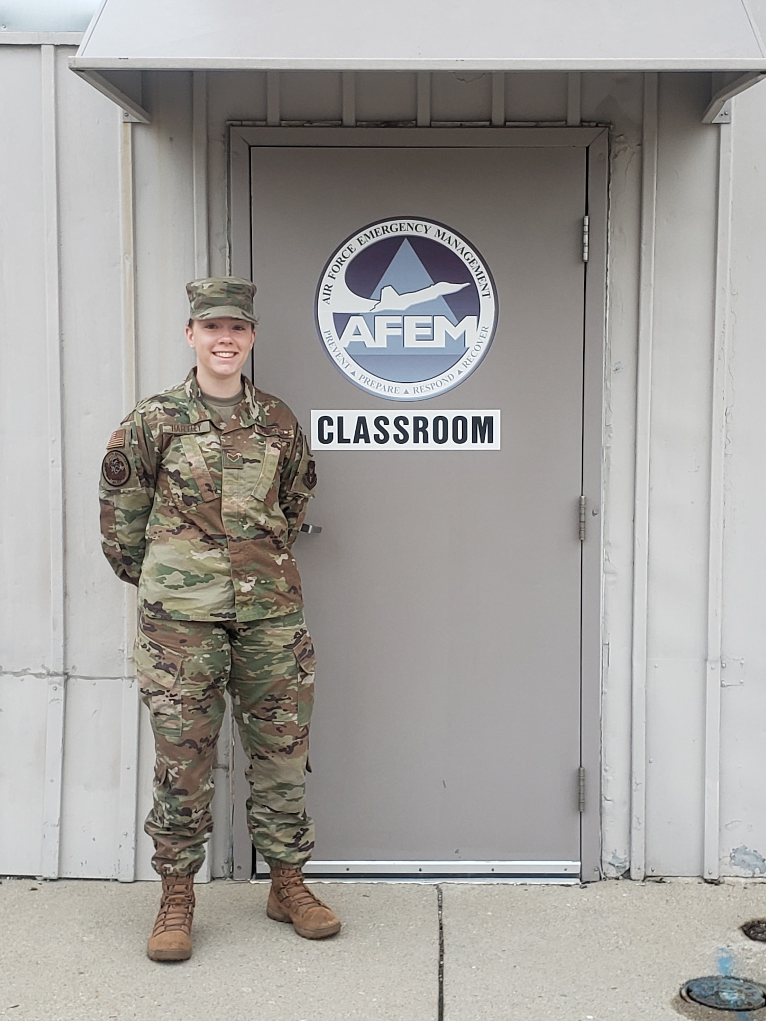 Senior Airman Megan Hartley, 445th Civil Engineer Squadron emergency management, is the 445th Airlift Wing June 2021 Spotlight Performer.
