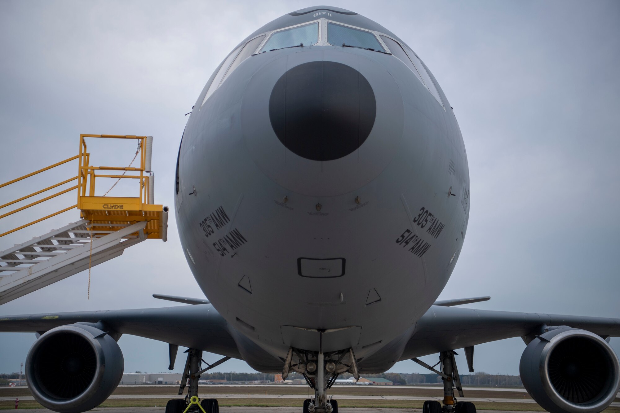 Photo of a KC-10 Extender on the flightline.