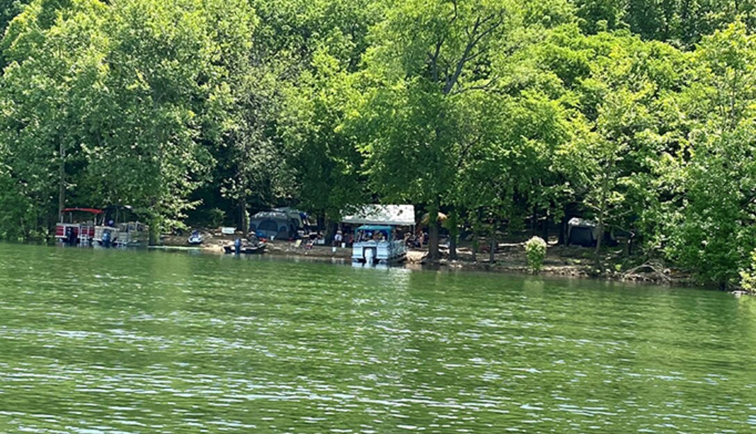 The U.S. Army Corps of Engineers Nashville District announces that Center Hill Lake has streamlined its process to book primitive campsites during the 2021 recreation season. (USACE Photo by Kevin Salvilla)