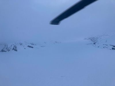Pararescue personnel with the Alaska Air National Guard’s 176th Wing rescued a pilot and passenger from an aircraft crash near Mount Hawkins in Wrangell-St. Elias National Park and Preserve, May 31, 2021. The rescue was coordinated by the Alaska Rescue Coordination Center, and was a combined effort between one of the 210th Rescue Squadron’s HH-60G Pave Hawk helicopters, an HC-130J Combat King II of the 211th Rescue Squadron, and 212th Rescue Squadron pararescue personnel aboard each aircraft. The National Park Service also collaborated with the AK RCC in a coordinated effort to rescue the stranded personnel. (Courtesy photo)