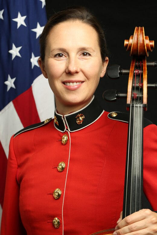 Staff Sergeant Caroline Bean Stute, "The President's Own" United States Marine Chamber Orchestra Cellist, Official Portrait
