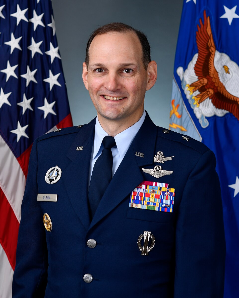This is the official portrait of Brig. Gen. John Olson.