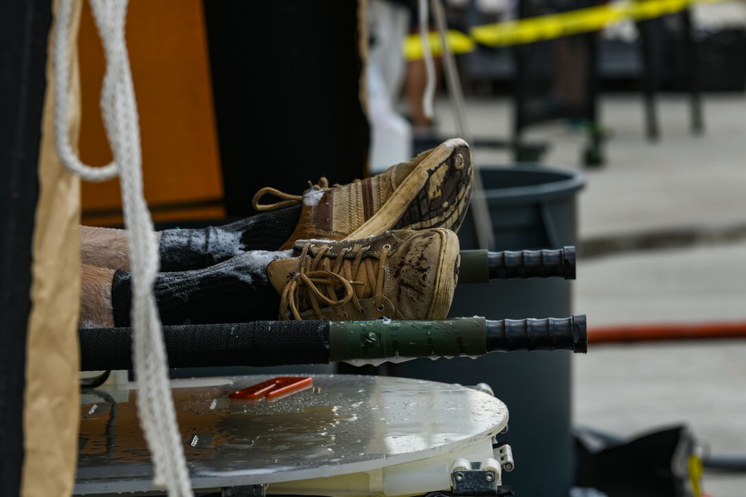Photo of Airmen participating in exercise Ready Eagle