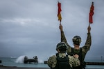 NBU-7 conducts landing exercise in Okinawa.