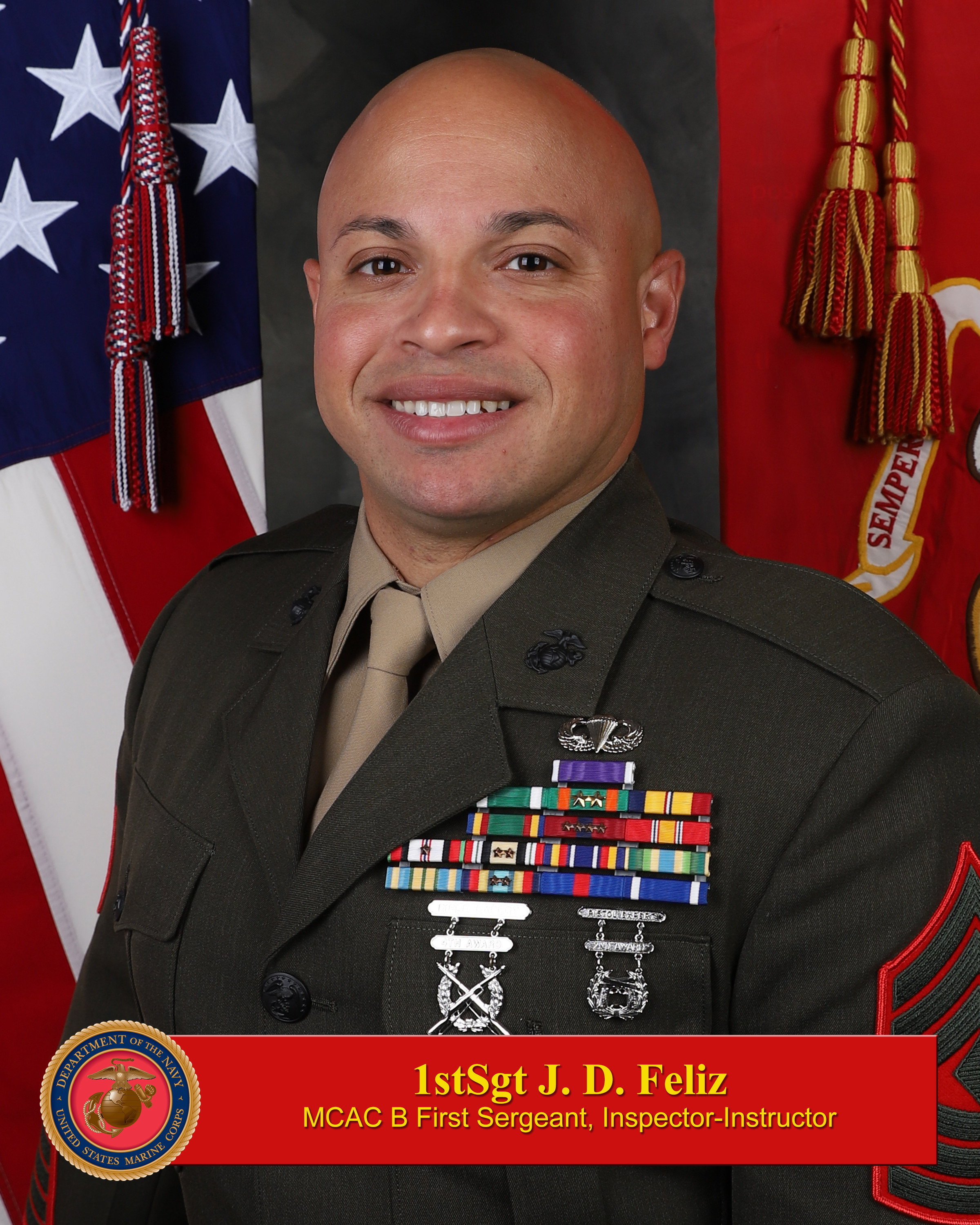 Inspector-Instructor First Sergeant, Marine Corps Advisor Company B