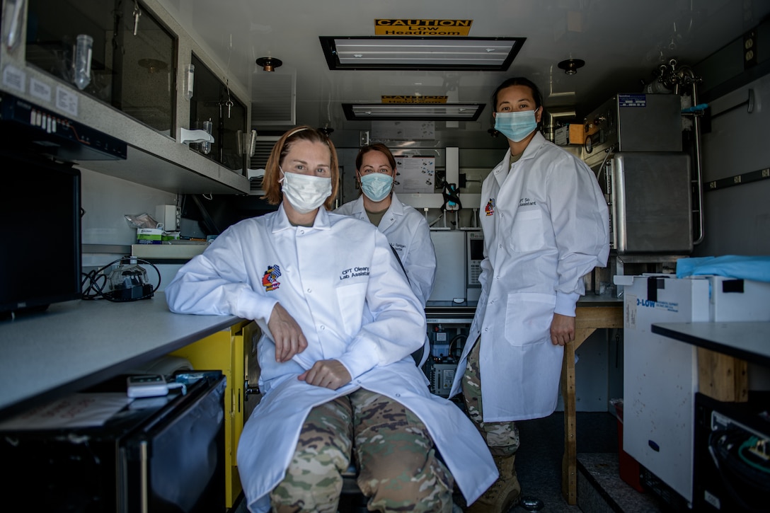 773rd Civil Support Team administers mobile COVID testing during DEFENDER-21